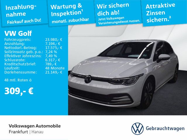 Volkswagen Golf VIII 1.5 TSI Move Navi FrontAssist LED DAB+