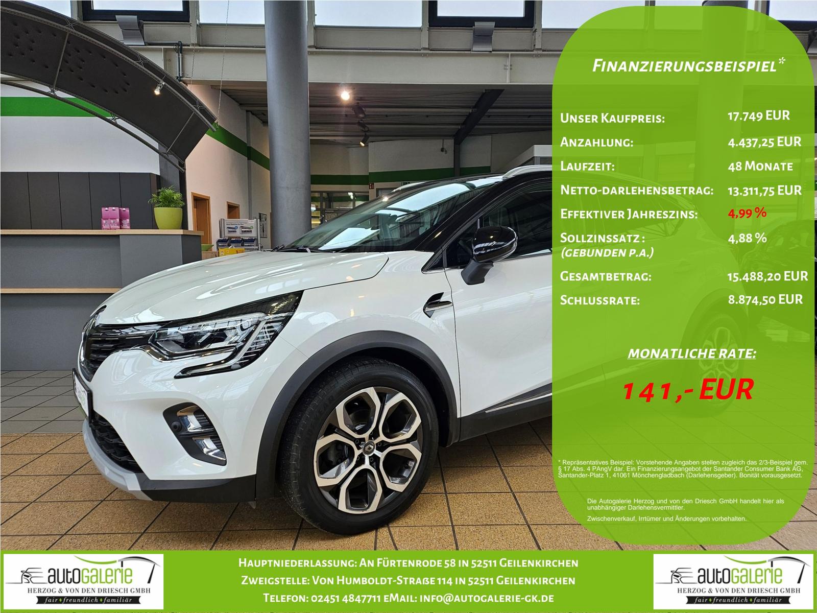 Renault Captur TCe 140 EDC GPF INTENS