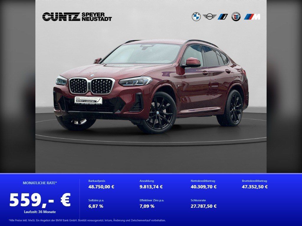 BMW X4 xDrive30d M Sport Anhängerk. Head-Up Standhei foto 1
