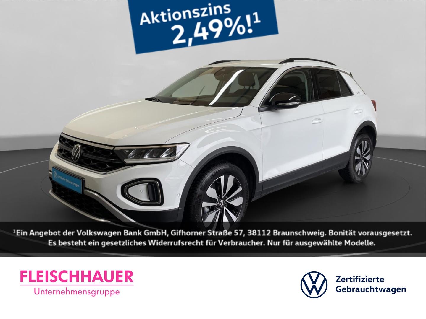 Volkswagen T-Roc 1.0 TSI Goal Life LED Navi DAB Tel.-Vorb. 