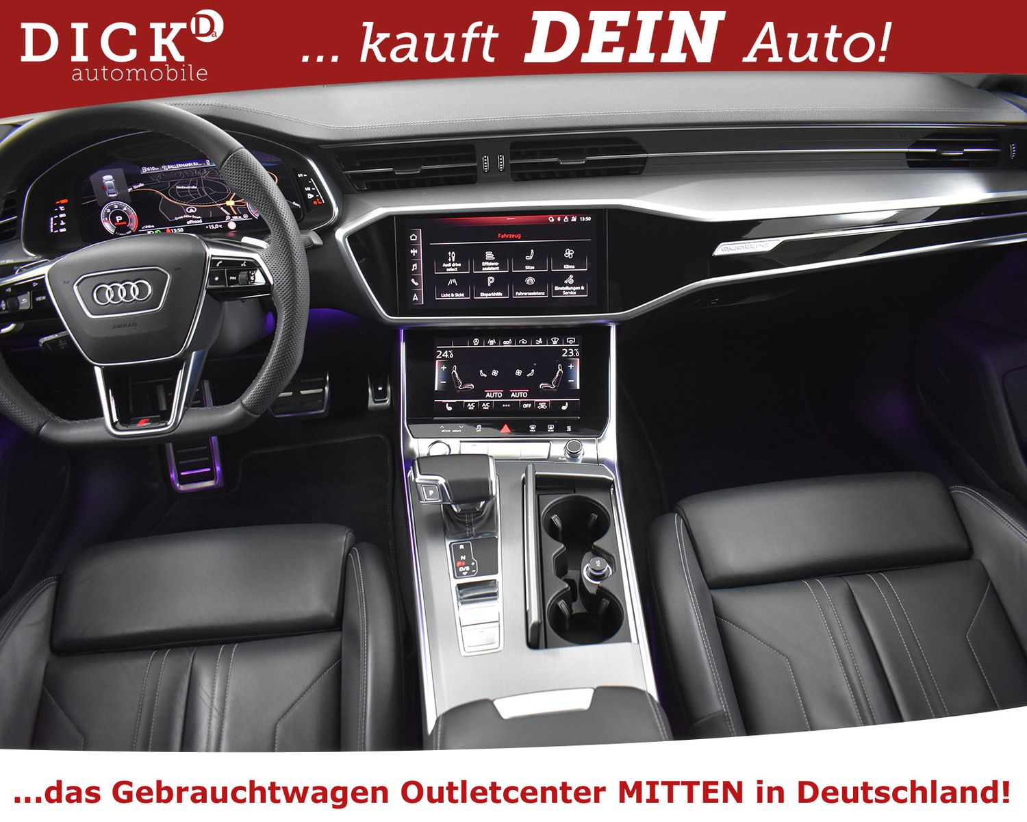 AUDI A7 Sportb 50d QUATT 3X S LINE+B&O+MEMO+HEAD+VOLL - Image 9