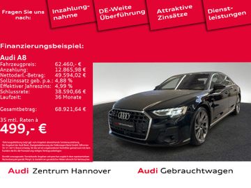 Audi Leasingangebot: Audi A8 50 TDI quattro Head-Up Pano HD Matrix AHK B&O