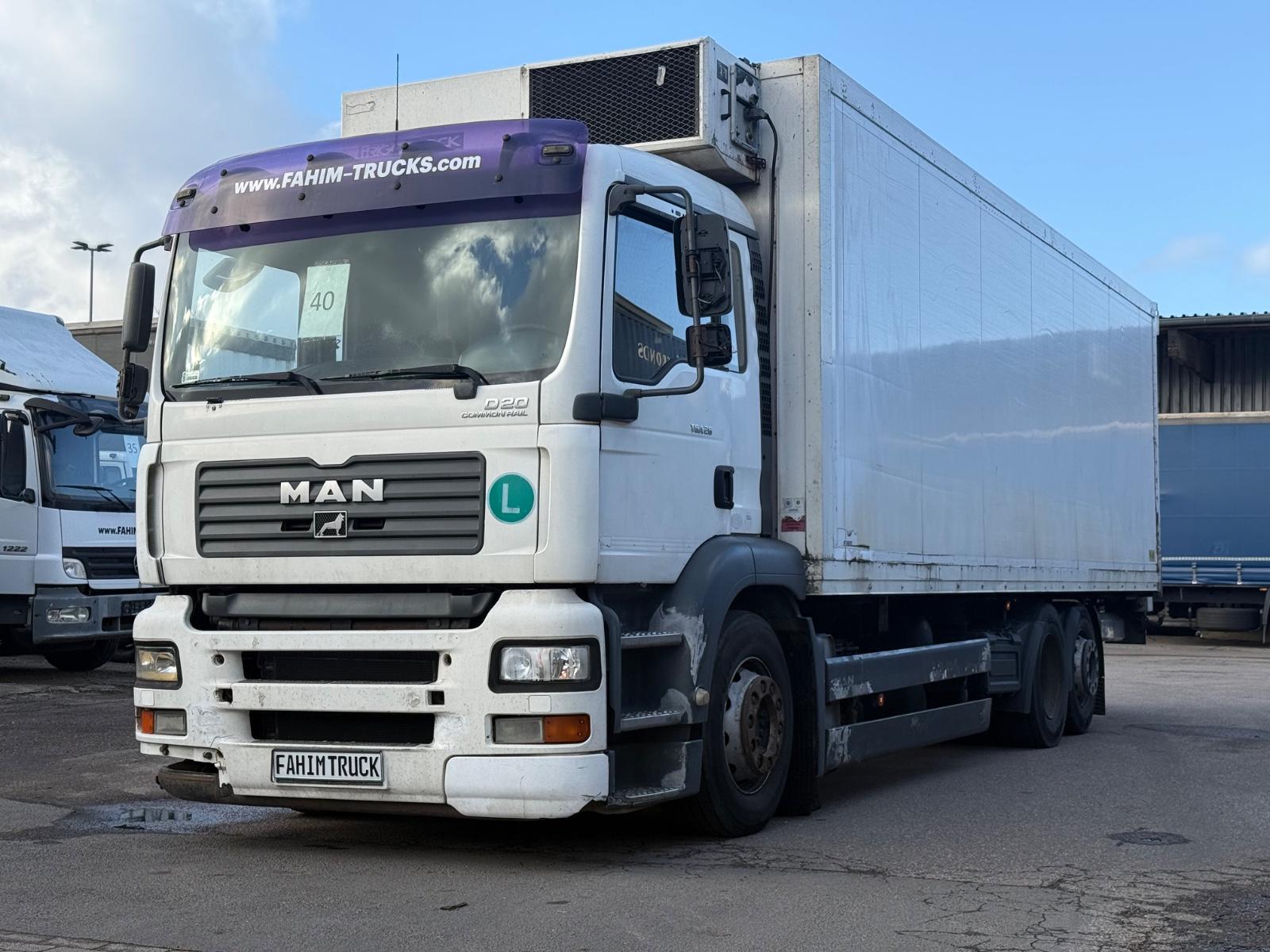 MAN TGA 26.410 Kühlkoffer, 6x2, LBW, Blatt-Luft