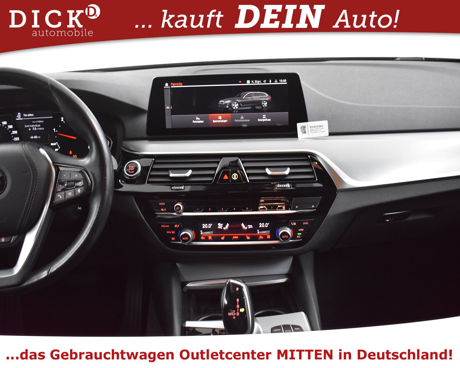BMW 530d xD Tou SHADO+PROF+LED+SHZ+HEAD+KAM+AHK+M19" - Image 14