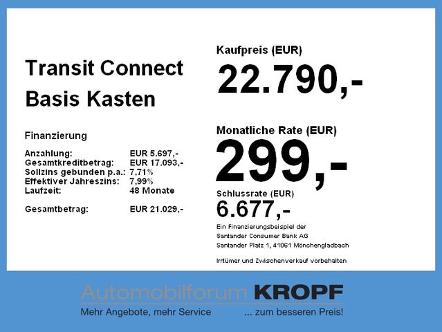 Ford Transit Connect Basis Kasten 220 L2 COOL&SOUND*P