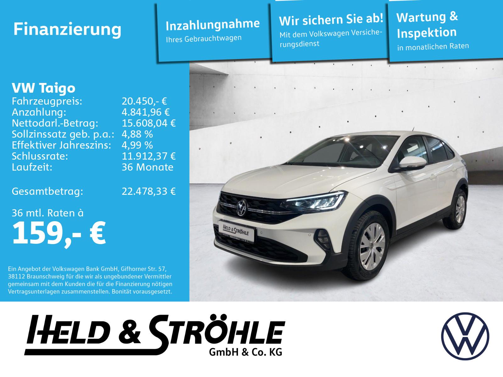 Volkswagen Taigo 1.0 TSI LED PDC APP DAB+ LANE ASSIST