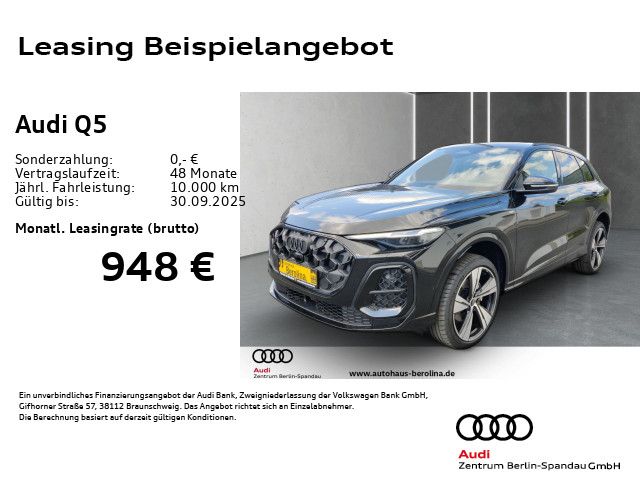 Vorschaubild: AUDI Q5 TFSI qu. S line S tronic *PANO*MATRIX*AHK* (Fahrzeug-Nr. AL2007)