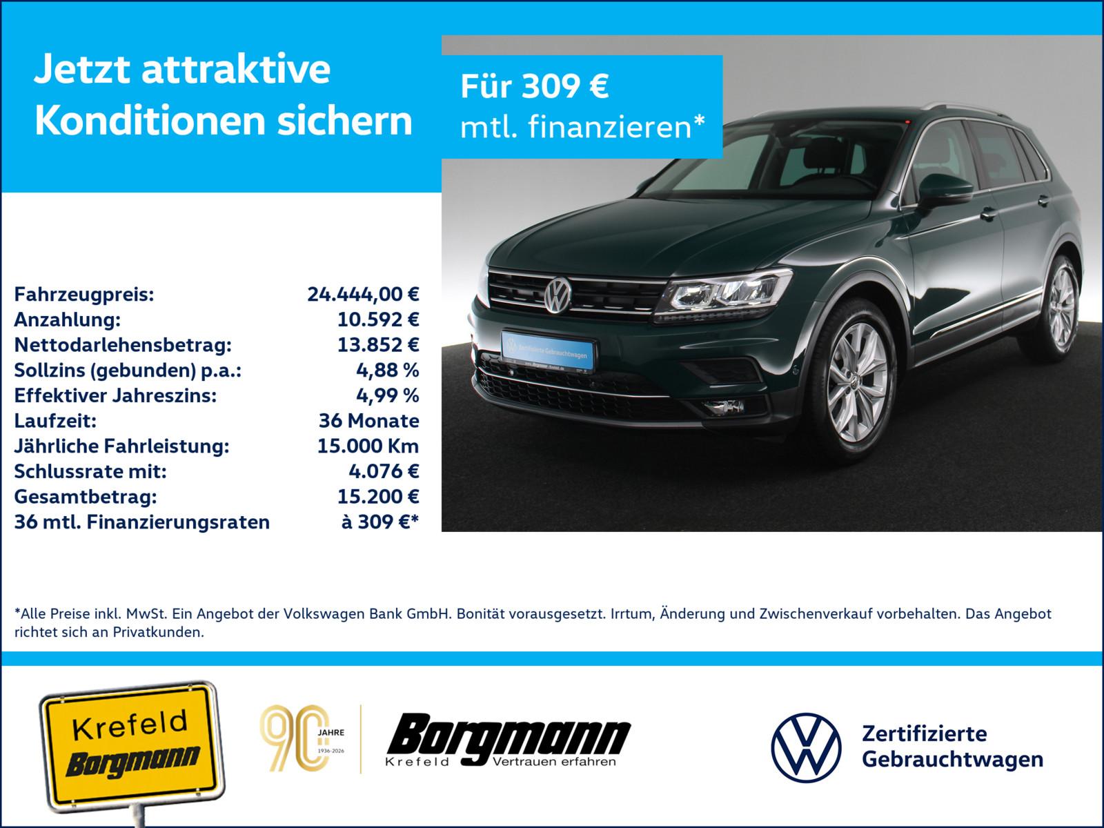 Volkswagen Tiguan 1.5 TSI Highline PANO LED AID ACC NAVI