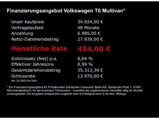 T6 Multivan COMFORTLINE TDI DSG 7-SITZER+AHK+NAV