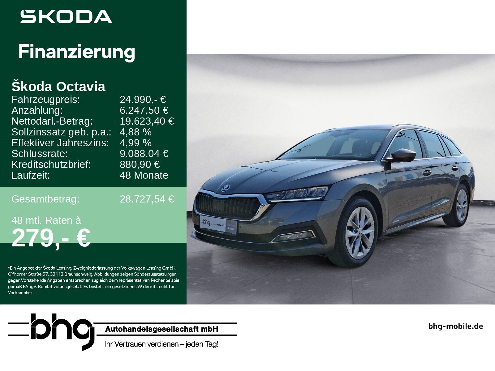 Skoda Octavia Combi 1.5 TSI Style