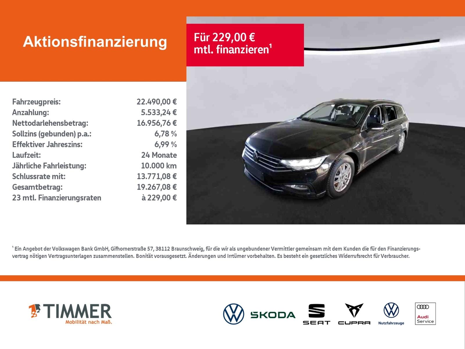 Volkswagen Passat Variant 2.0 TDI DSG BUSINESS +AHK +LED +A
