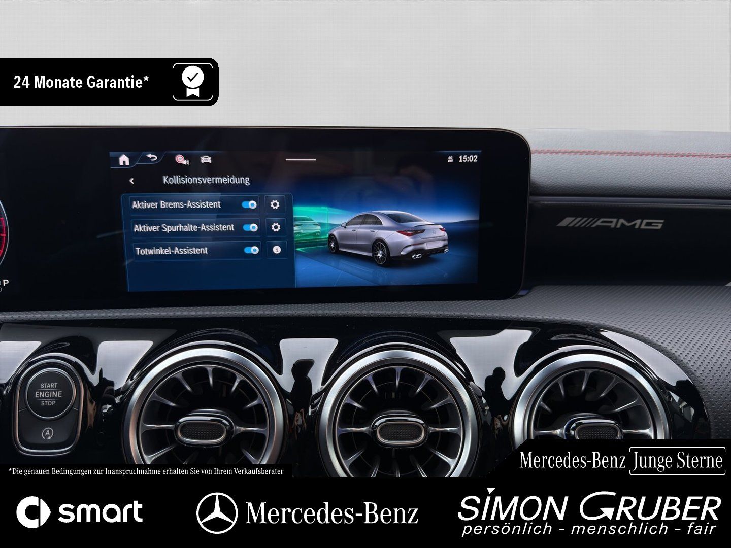 Fahrzeugabbildung Mercedes-Benz CLA 35 4M AMG Night Pano Perfo Sitz Memory Burm