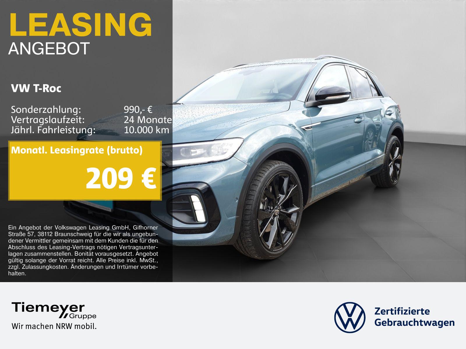Volkswagen T-Roc 2.0 TDI DSG R-LINE BLACK LM19 NAVI KEYLESS
