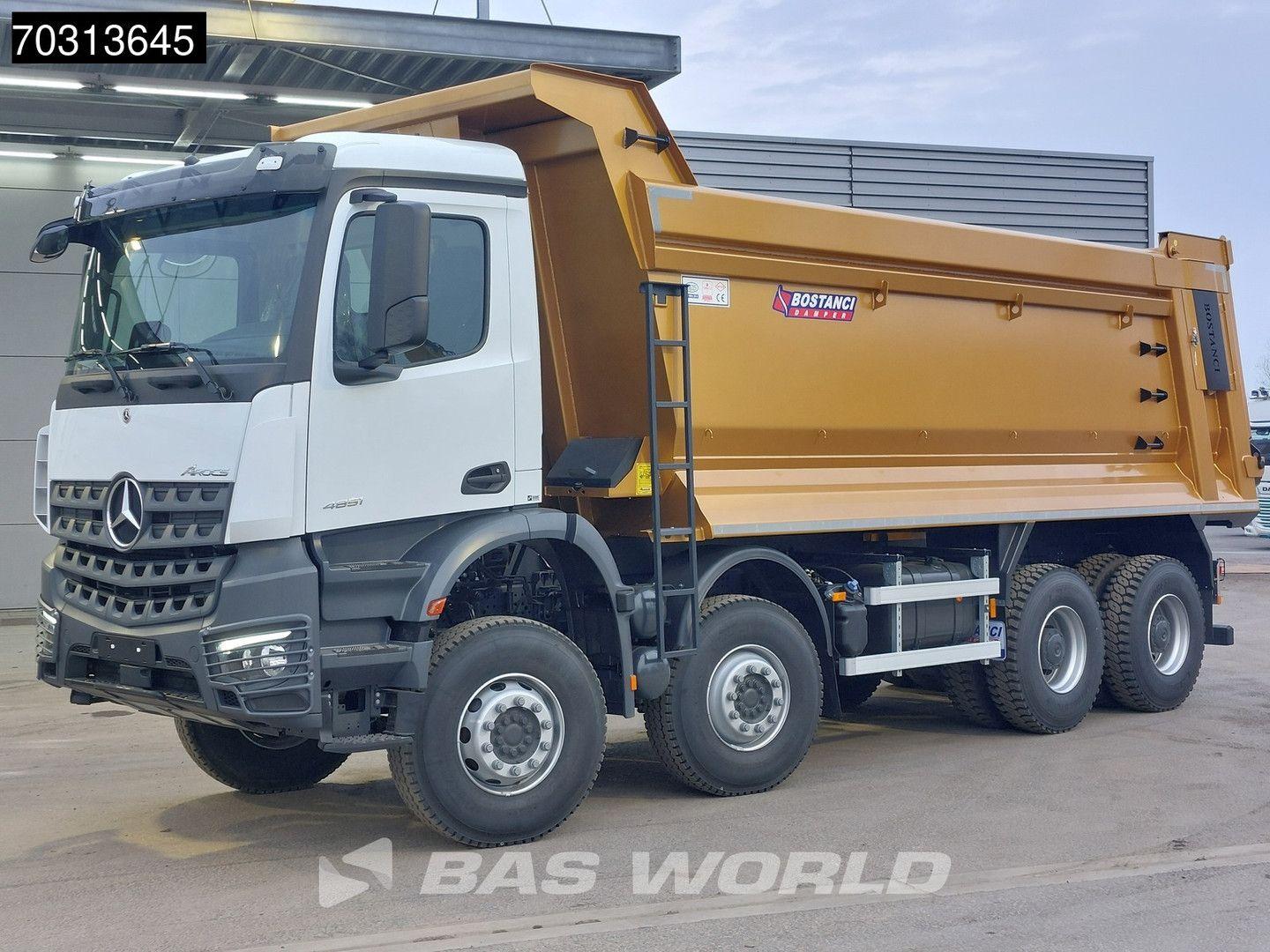 Mercedes-Benz Arocs 4851 8X4 NEW!! 26m3 Tipper Full Steel Big-