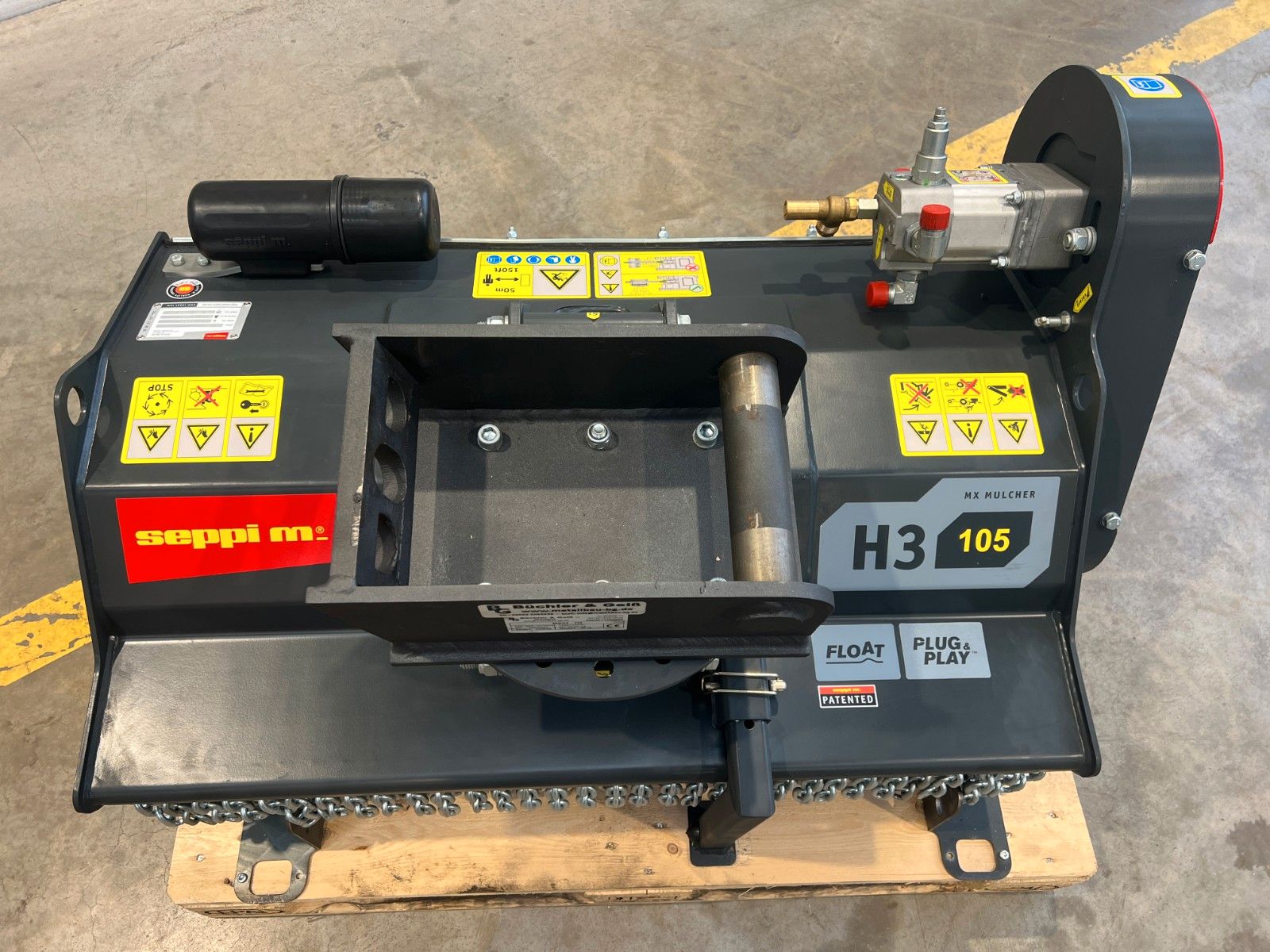 Fahrzeugabbildung Andere Seppi M. H3 105 / Schlegelmulcher 2-5to lagernd!