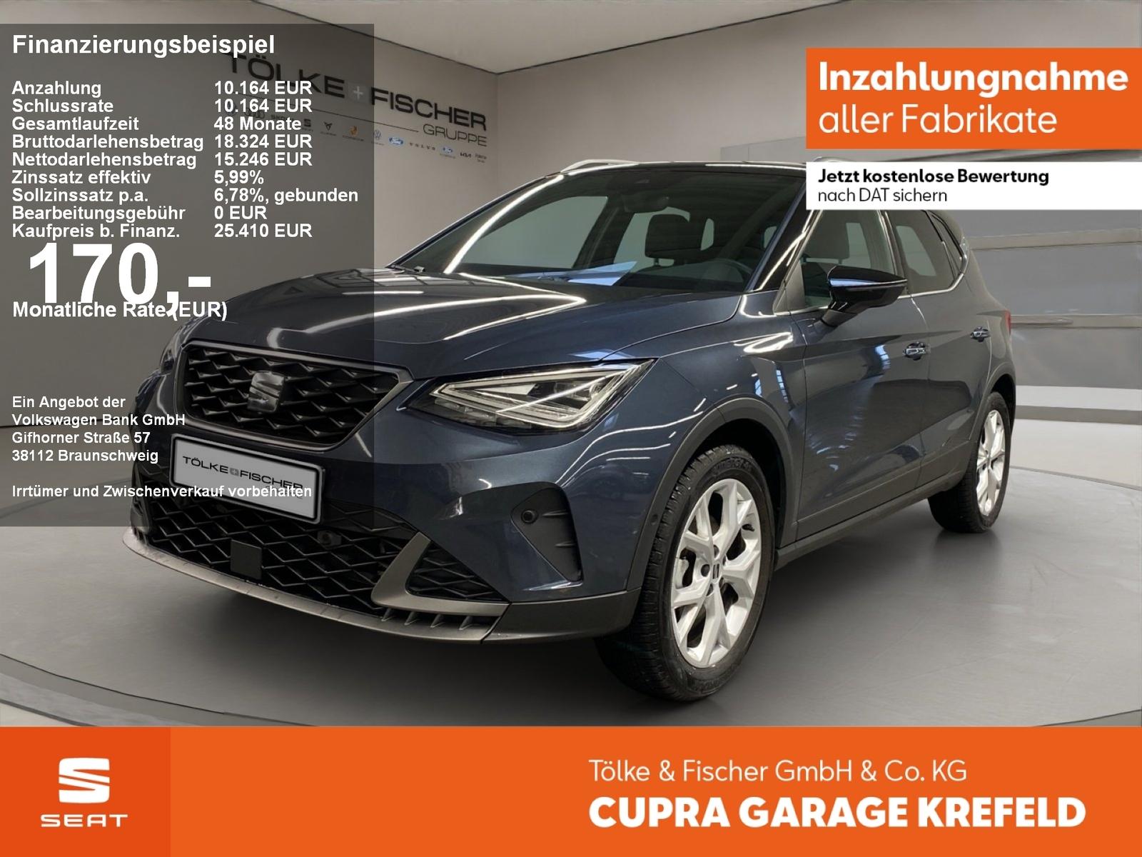 Seat Arona 1.5 TSI FR ACC AHK AUT Kam. Navi Sportp.