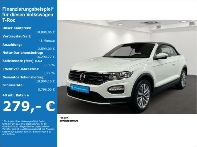 Volkswagen T-Roc Cabriolet 1.0 TSI NAV SHZ KLIMA DAB Style