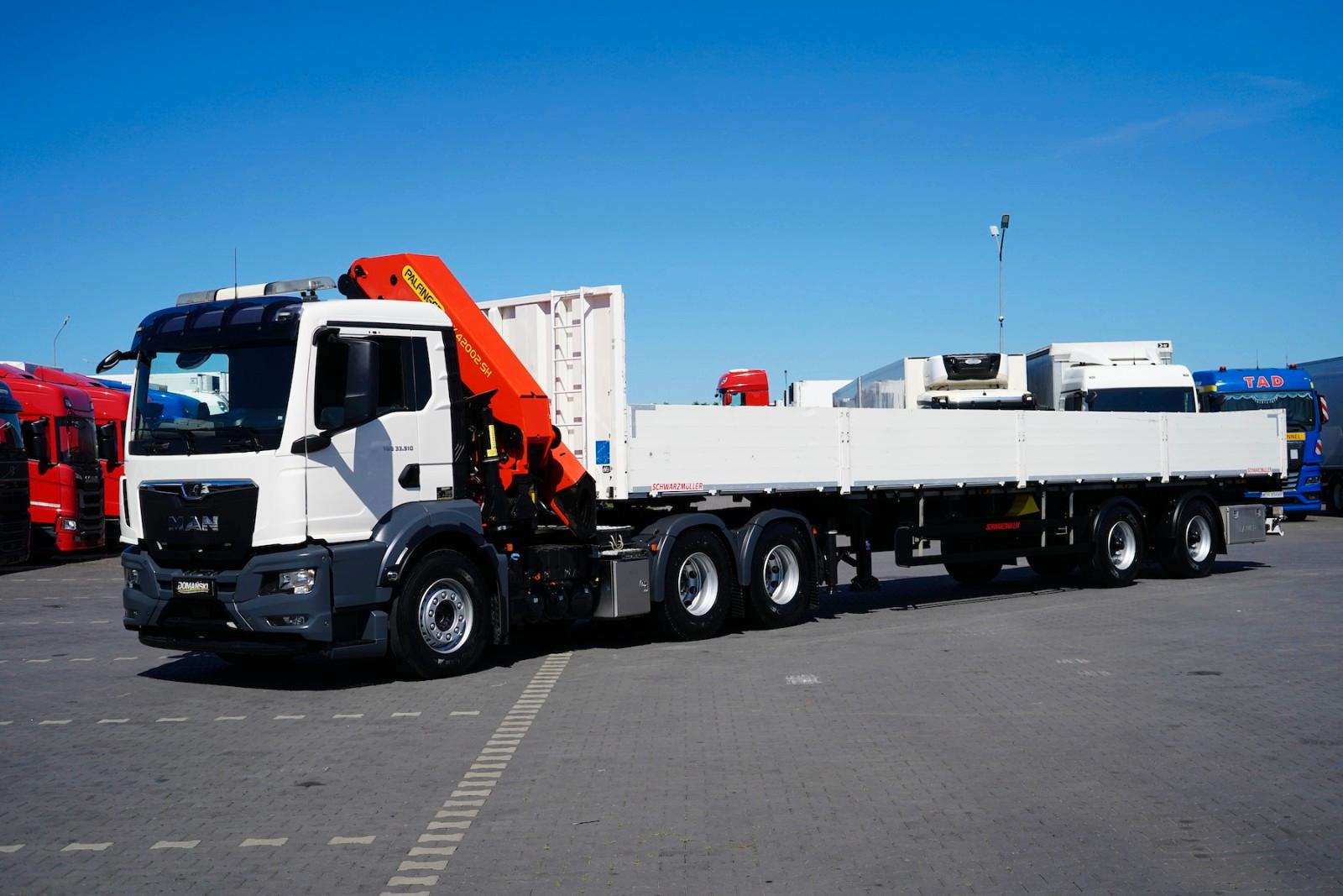 MAN TGS 33.510 / 6 X 4 / HDS PALFINGER PK 42 002 SH-