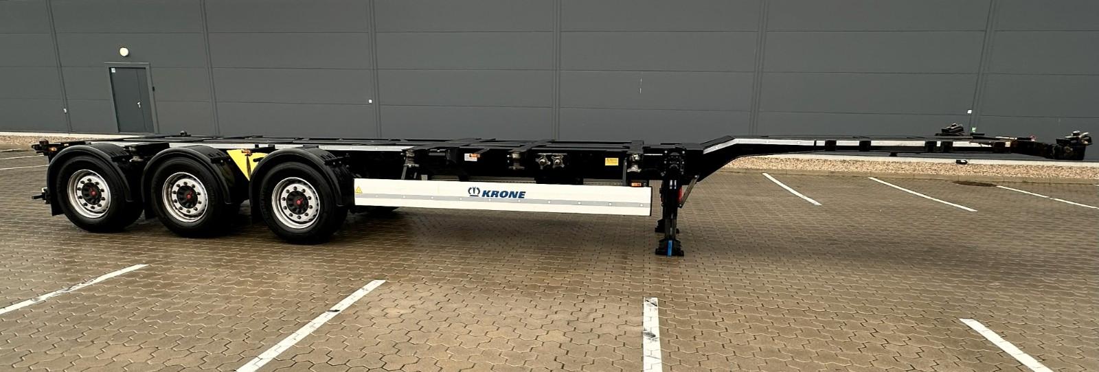 Krone SDC 27 eLTU50 container chassis semi-trailer
