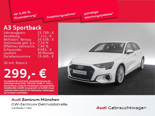 Audi A3 Sportback 40 TFSI e S tronic advanced Virtual