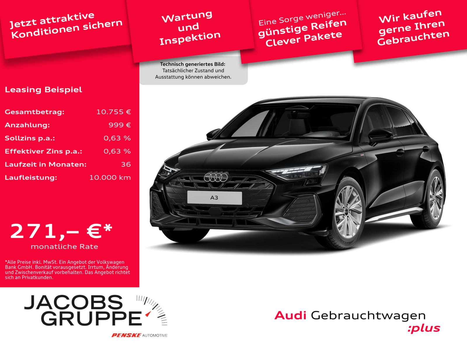 Audi A3 Sportback 35TDI S line/S-Sitze/ACC/LED/Kam/Na