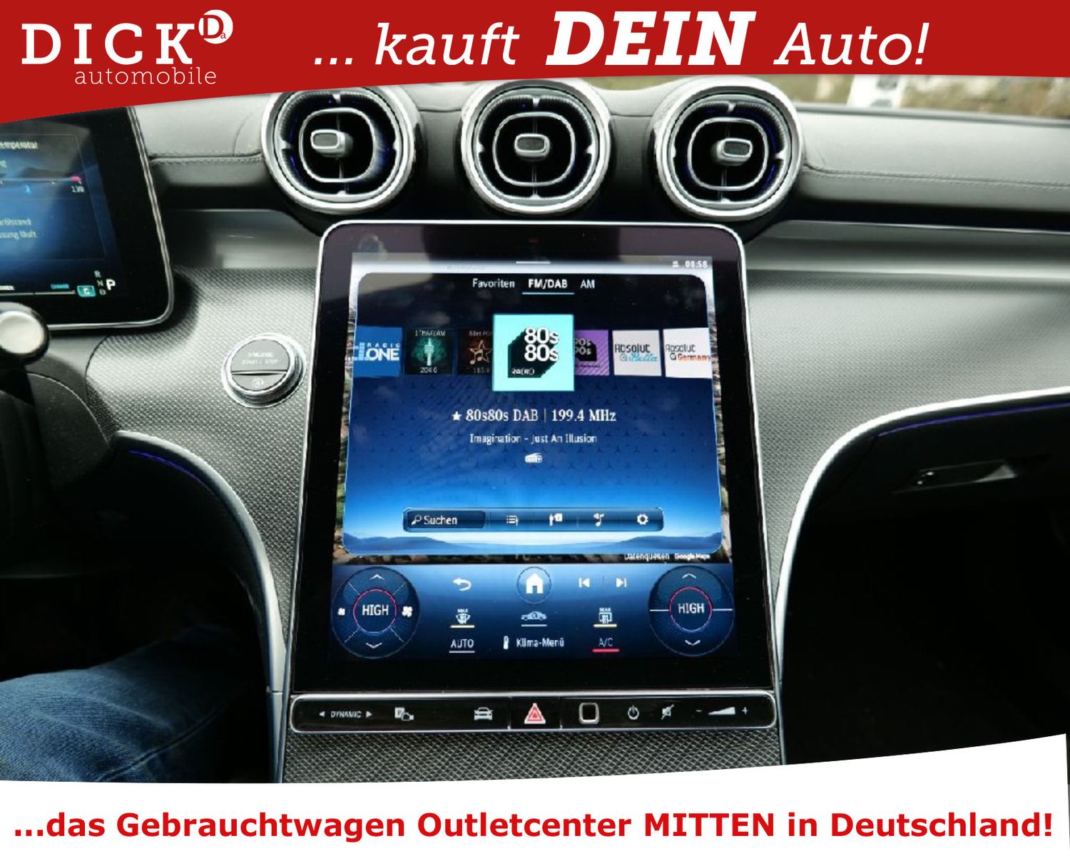Fahrzeugabbildung Mercedes-Benz C 220d 9G AMG/LED+/BURME/MASSAGE/360°/19"LM/8Fa