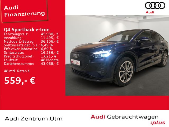 Audi Q4 Sportback 45 e-tron AHK NAV+ E-KLAPPE