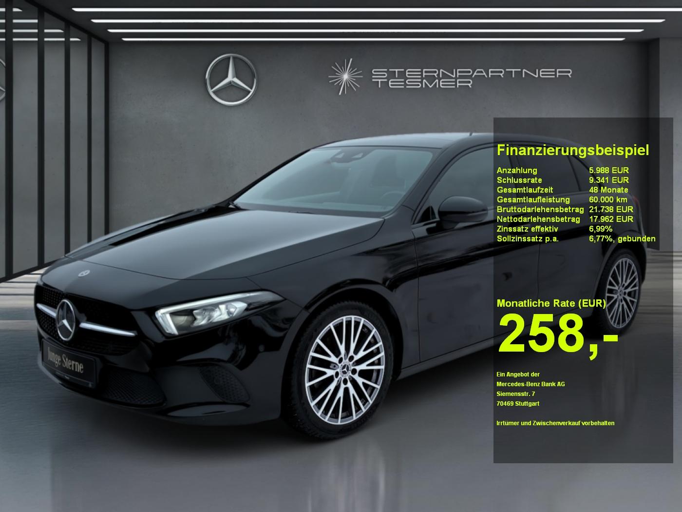 Mercedes-Benz A 200 d Progr. Night Panorama Kamera Vorrüst.AHK