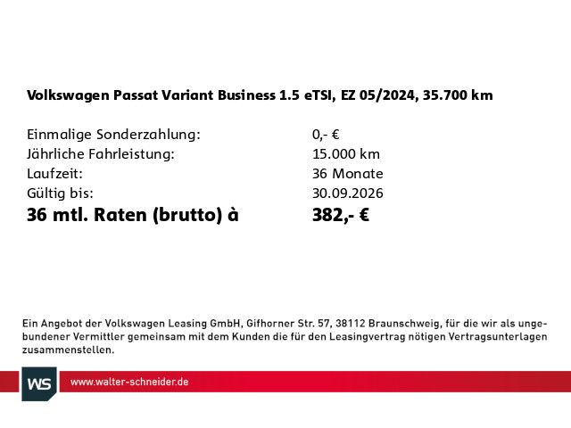 Volkswagen Passat Variant 1.5 eTSI DSG Business Navi LED AH foto 3