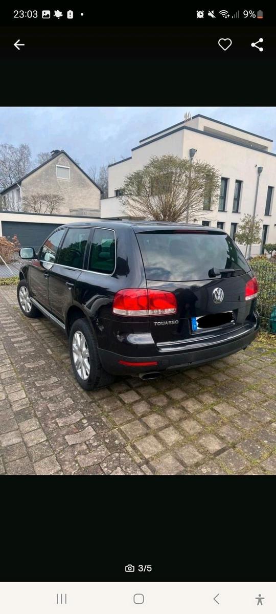 Volkswagen Touareg 2005 — вигляд ззаду