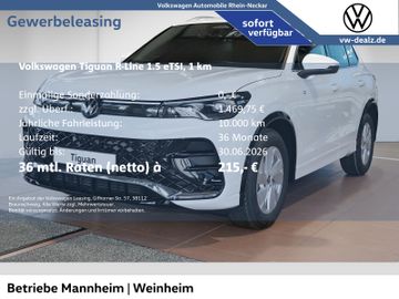 Volkswagen Leasingangebot: Volkswagen Tiguan R-Line 1.5 eTSI DSG NAVI Head-Up LED DAB
