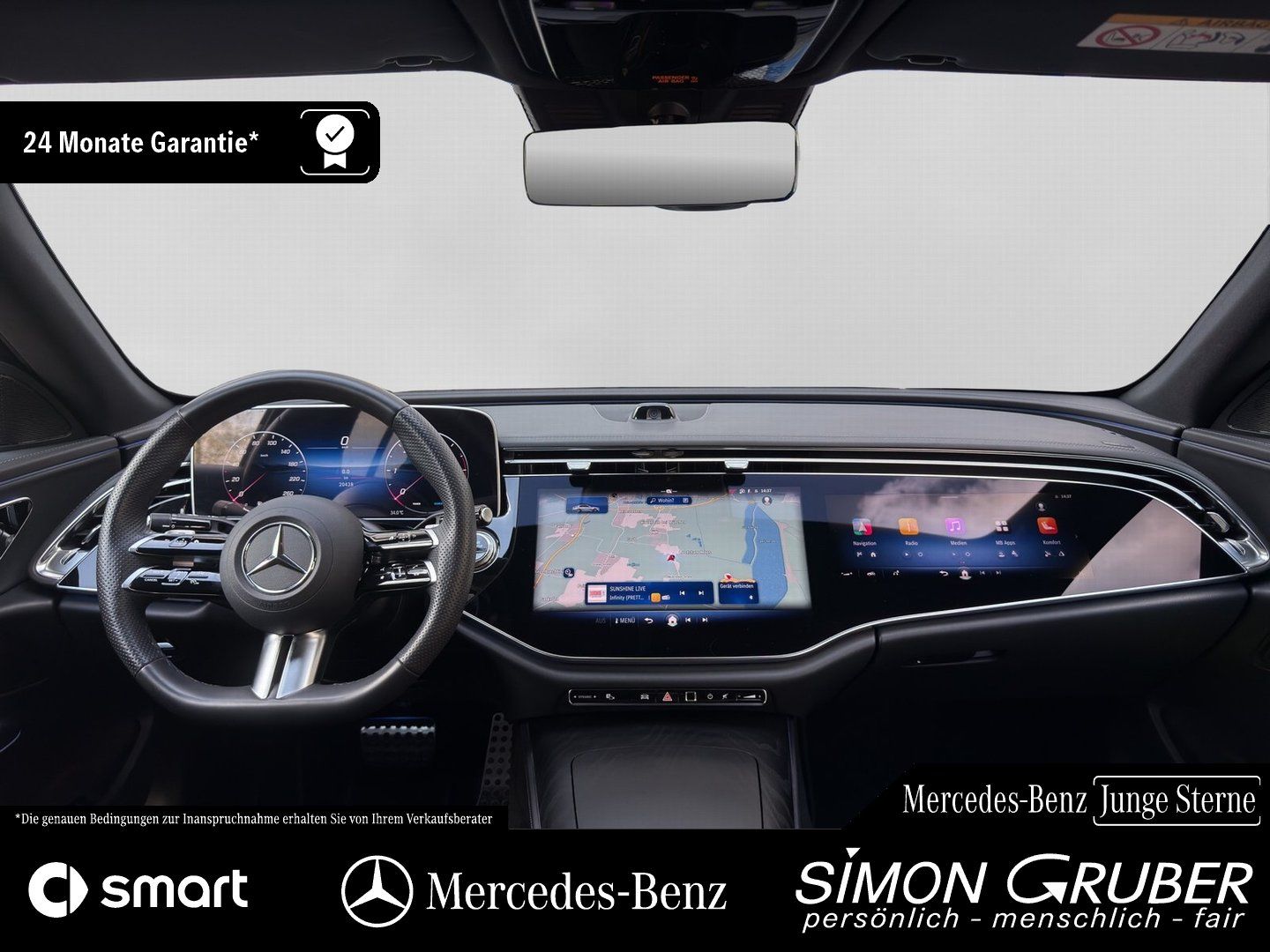Fahrzeugabbildung Mercedes-Benz E 220 d AMG Night Pano Superscreen DigiLight 20Z
