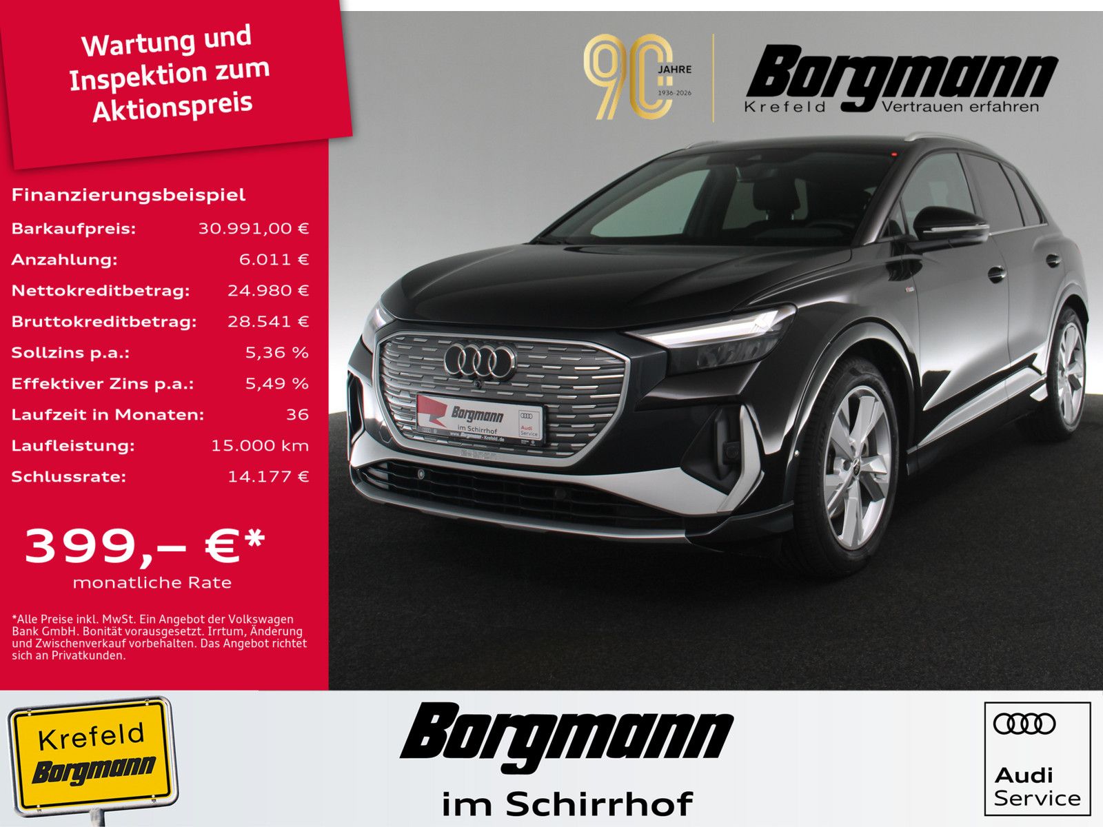 AUDI Q4 45 quattro LED ACC NAVI KAMERA PDC e-tron