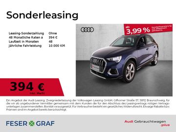 Audi Leasing Angebot: Audi Q3 advanced 40 TFSI quattro Navi LED AHK