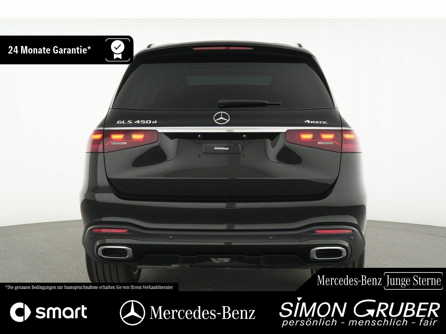 Fahrzeugabbildung Mercedes-Benz GLS 450 d 4M AMG Night Burm3D Pano AHK 7Sitze