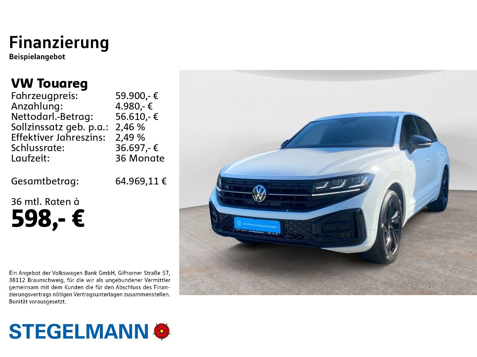 Volkswagen Touareg TDI R-Line Black Style Matrix 20Z Luft foto 2