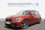 BMW 120d Lim. Aut. SportLine NAV, LED, PDC, DAB, 17" - mit Diesel-Antrieb: Orange, Limousine