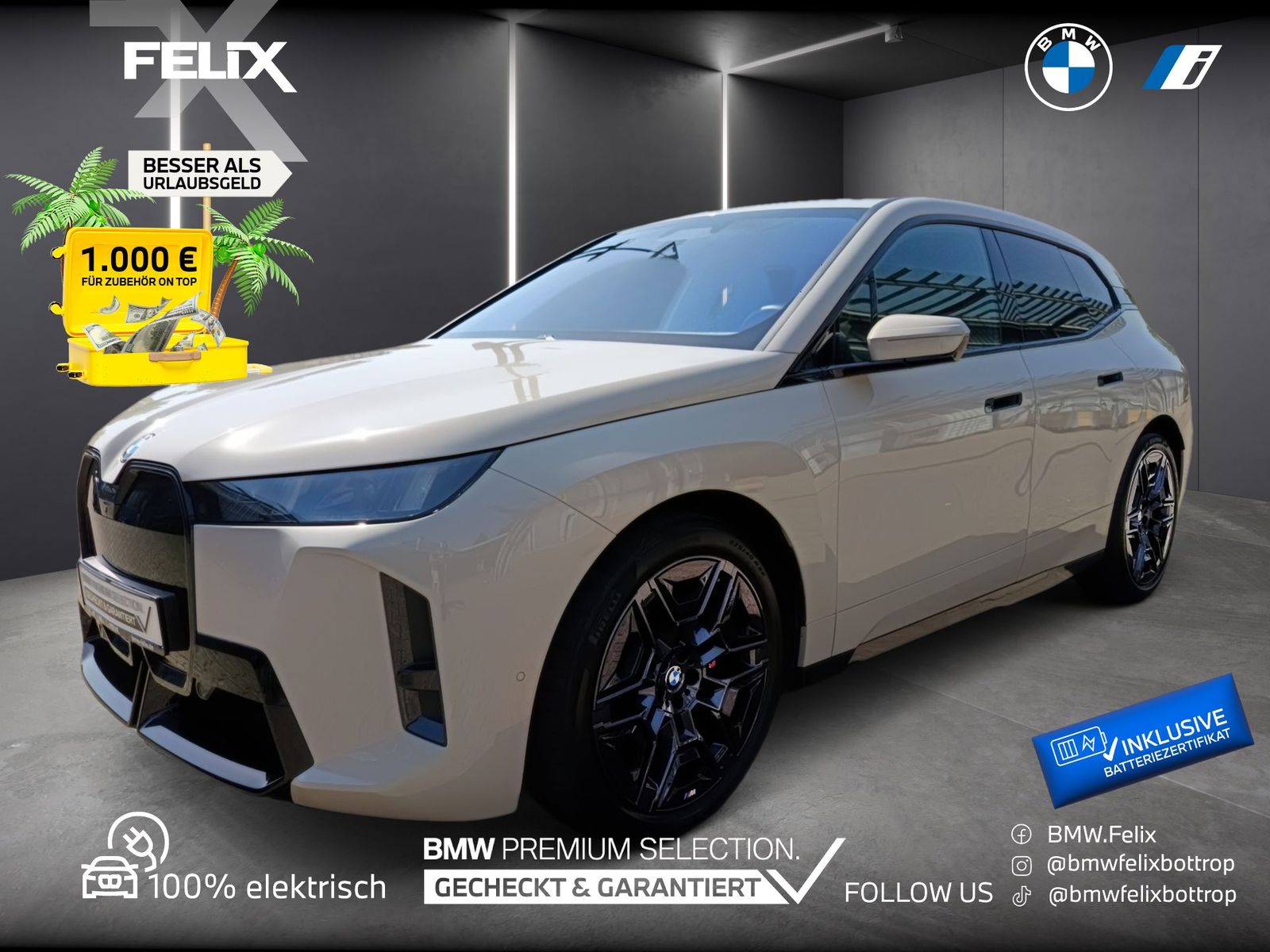 BMW iX xDrive45 M SPORTPAKET PRO+22"ALU+ANH.KUPPLUNG