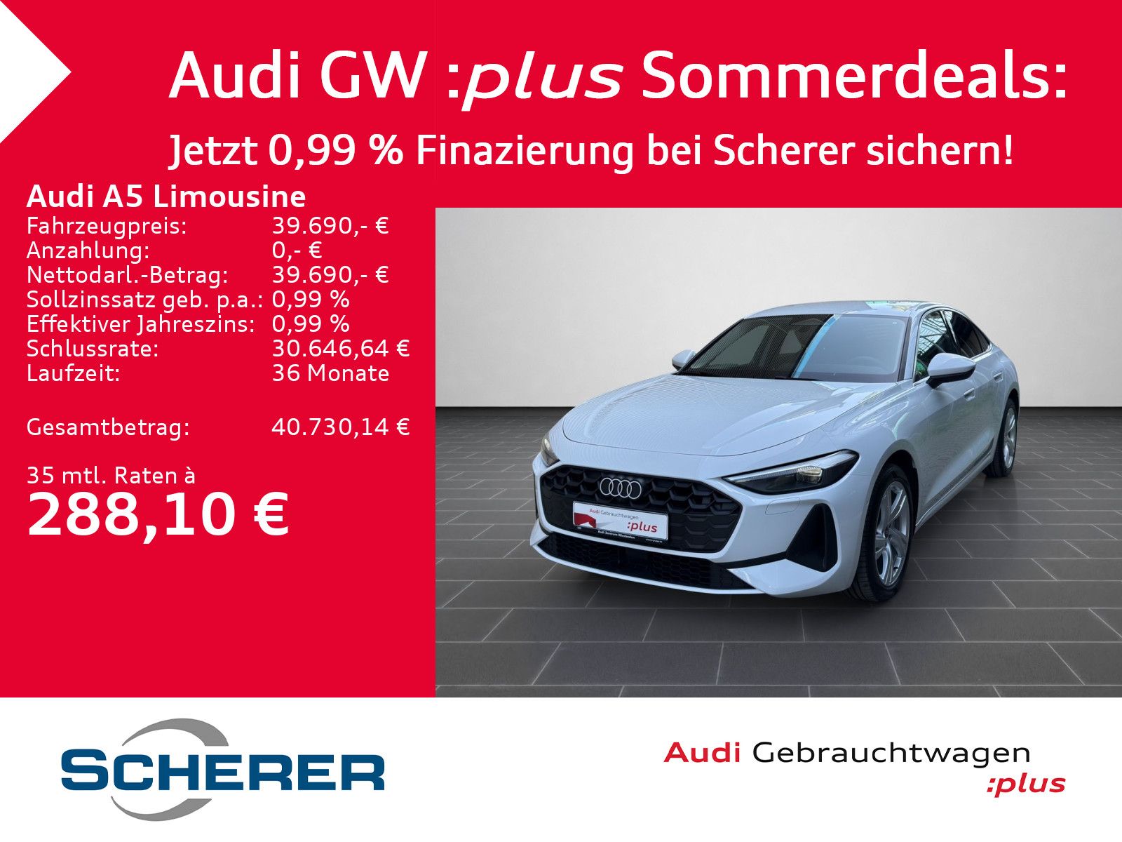 Audi A5 Limousine TDI 150 kW S tronic Kamera