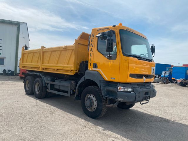 Renault KERAX 420.34 DCi threesided kipper 6x6, 13m3 772