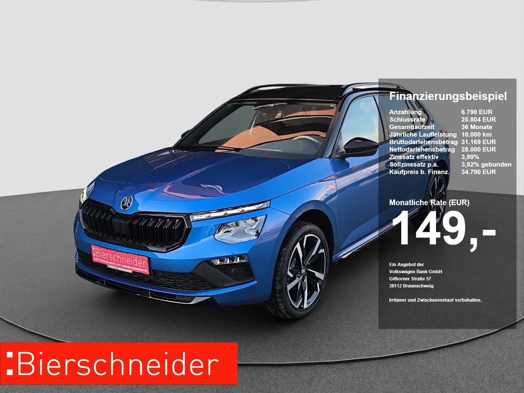 Kamiq 1.5 TSI DSG Monte Carlo AHK PANO RFK LED M
