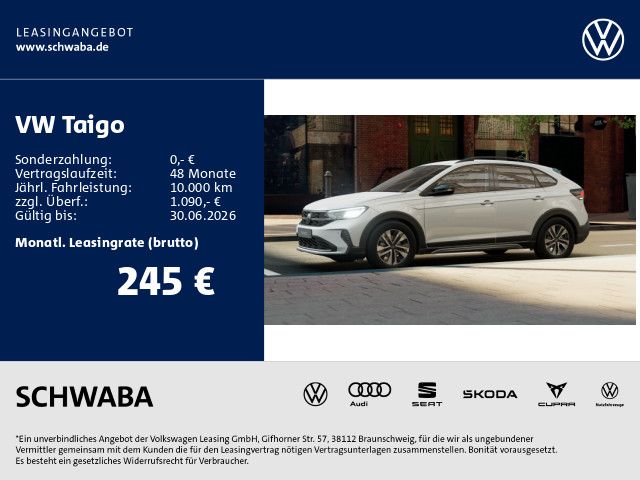 Taigo Energy 1.0l TSI 6-Gang*RKAM*APP*LED*GJR*IQ