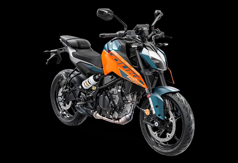 Fahrzeugabbildung KTM 125 Duke Modell 2024 beide Farben verfügbar