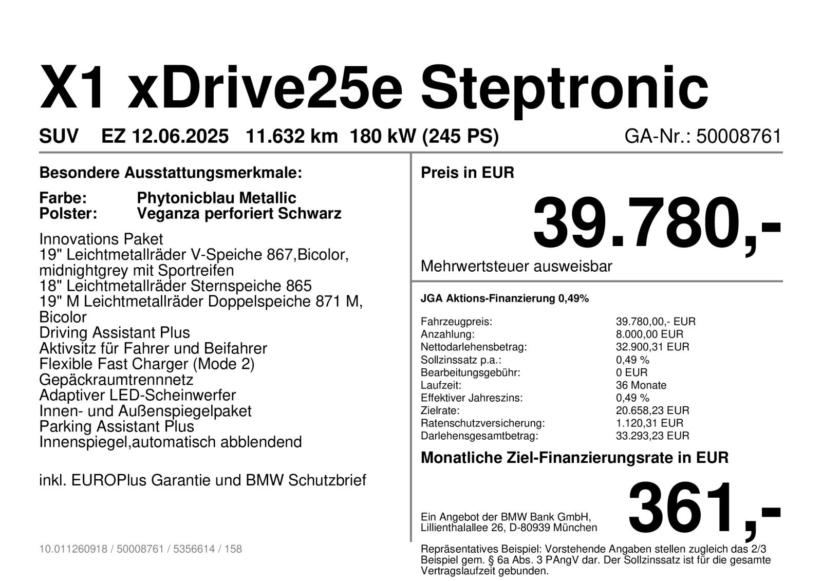 BMW X1 xDrive25e 0,49% foto 2