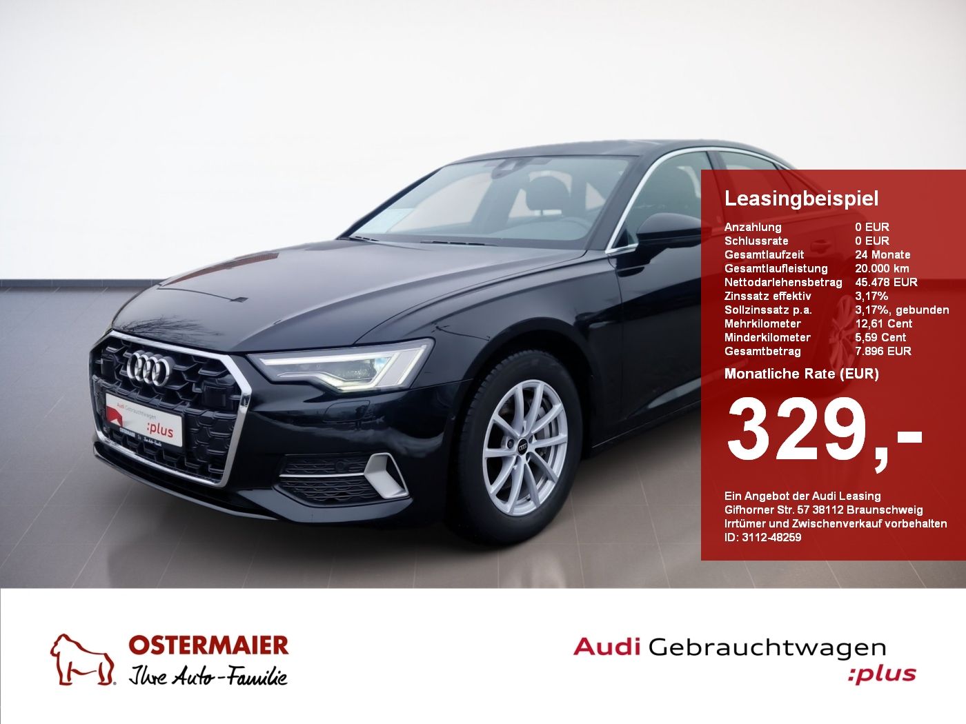 Audi A6 Limousine ADVANCED 45 TFSI 265PS ACC.MATRIX.N