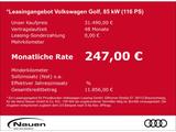 Volkswagen Golf ENERGY 1,5 TSI 85 kW 6-Gang * Rate 247€ * - Neuwagen in Duisburg