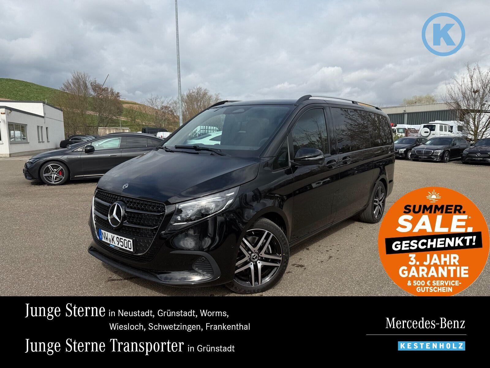 Mercedes-Benz V 300 d STYLE Lang AHK+360°+Pano+StandHZ.+Burm.