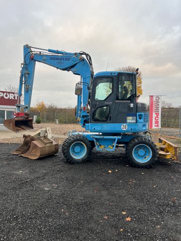 Komatsu PW98 Greifer/Hammerl. 4x4x4 Klima