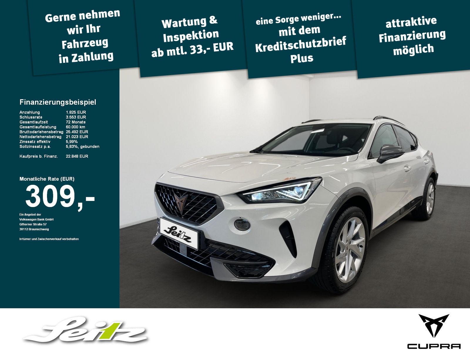 CUPRA Formentor 1.5 TSI *LED*PARKSENSOR*ACC*