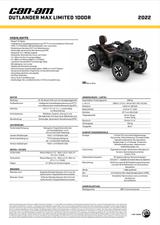 Can-Am Outlander MAX Limited 1000R mit LOF viele Extras - CAN-AM QUAD
